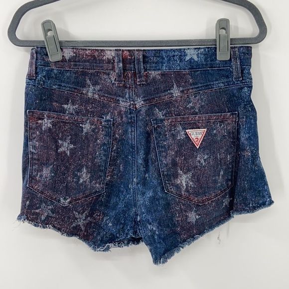 Guess Vintage Jean Star Shorts Sz 29 - Picture 3 of 7